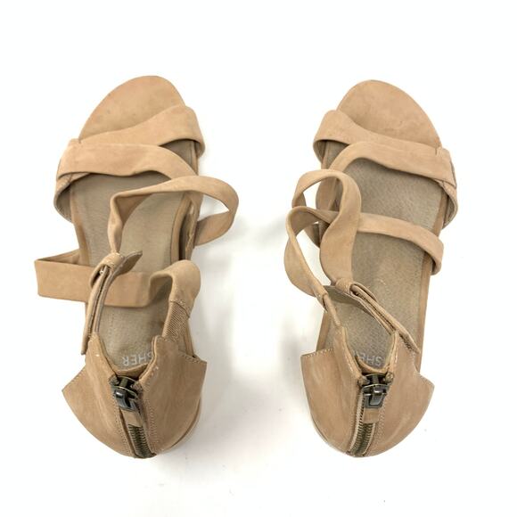 Eileen Fisher Women's Size 9.5 Skip Strappy Platform Sandal Blush Nude - Picture 5 of 8
